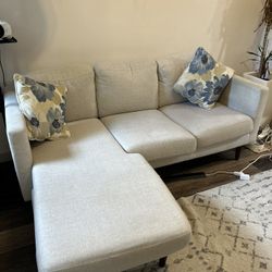 Sectional Couch & Pillows 