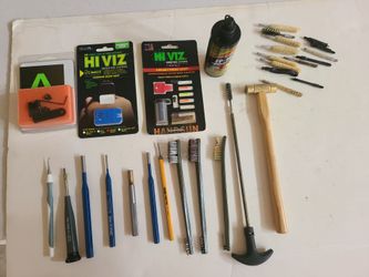 20+ PIECE GUN CLEANING TOOLS FOR DIFFERENT GUNS