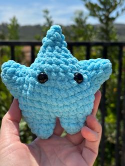 Blue Luma Star ⭐️ handmade 🧶 crochet 🧶 plushie