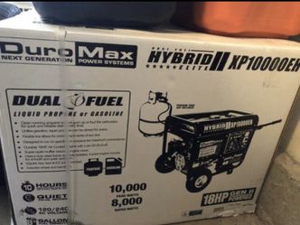 DuroMax Hybrid 10,000 Watt Generator New in Box