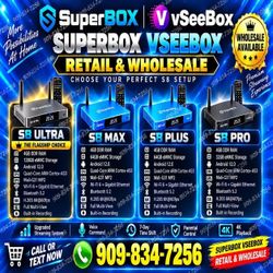 VSEEBOX V6 MAX V6 PLUS V6 PRO SUPERBOX S8 PRO S8 PLUS S8 MAX S8 ULTRA S7 PRO S7 MAX S7 ULTRA S6 PRO S6 MAX ELITE MINI ELITE ULTRA SUPREME K3 PRO LOCAL
