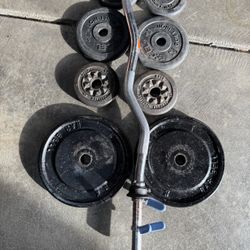 Curl Bar Weights