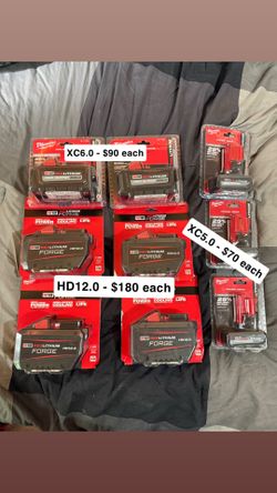 Milwaukee M18/M12 Batteries Forge, High Output