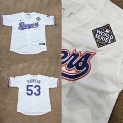 Adolis Garcia Texas Rangers World Series Jersey 