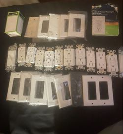 Leviton Outlets, GFCI Outlets & Wall Plates Lot