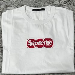 Supreme x Louis Vuitton Box Logo Tee White Size M