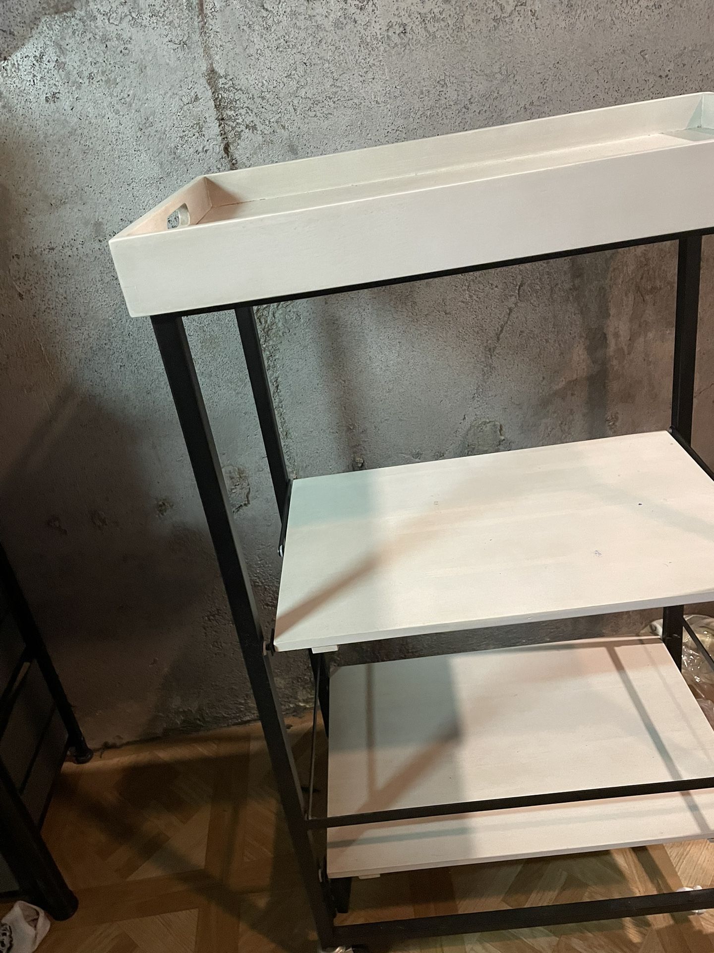 White 3 Shelf Cart