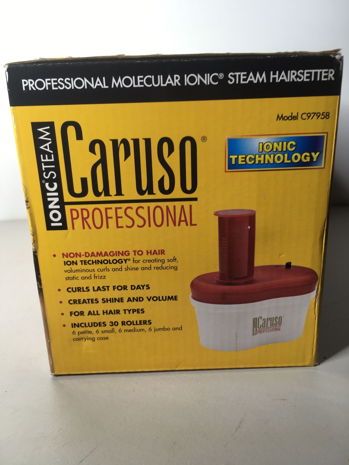 Professional Molecular Ionic Steam Hairsetter Caruso Professionale