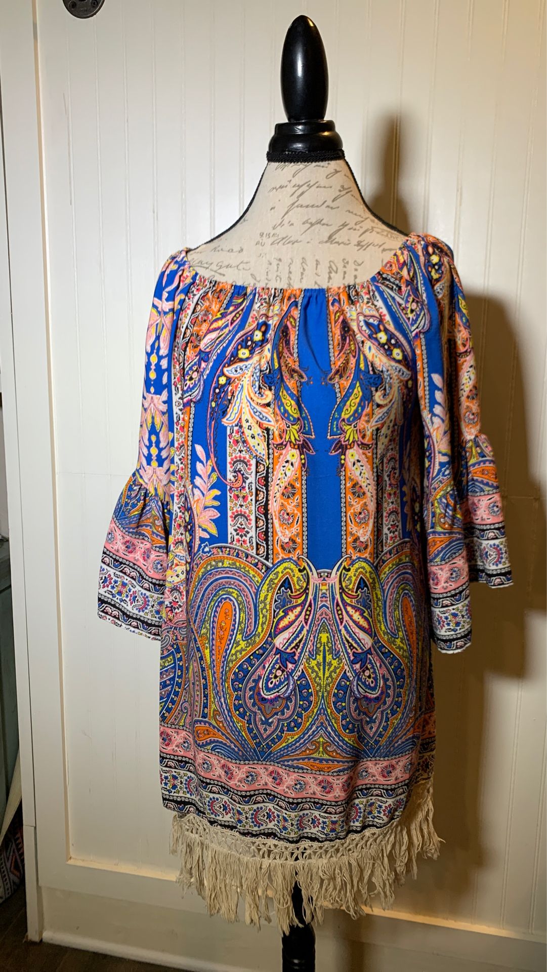 Paisley spring summer dress