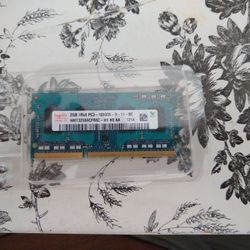 2GB DDR3 Laptop Memory 10600S For Sale