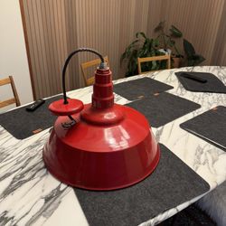 Industrial/Barn Enamel Pendant Lamp