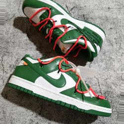 Nike Dunk Low Off White Pine Green 45