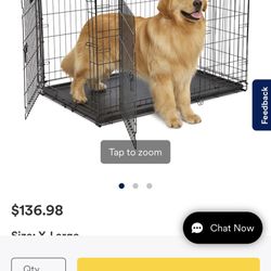 XL Dog Kennel Two Doors Petco 