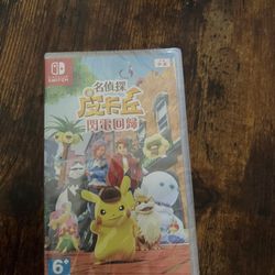 Detective Pikachu Returns Nintendo Switch Game