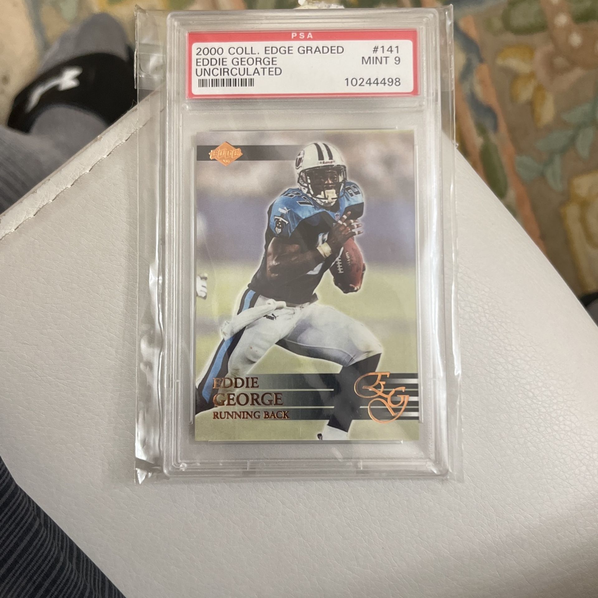 🔥 2000 Collectors Edge Uncirculated #141 Eddie George Football Card PSA 9 Mint Cost Over $22+shipping Now To Grade This Card Buy It Now For Only $9