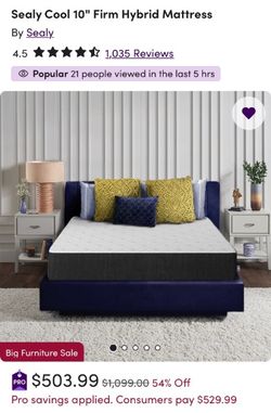 Two queen mattresses and one bed frame