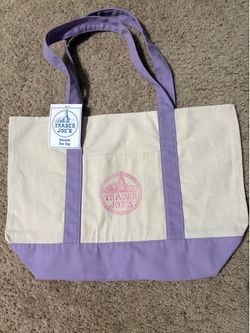 Trader Joe’s Large Tote bag Lavender