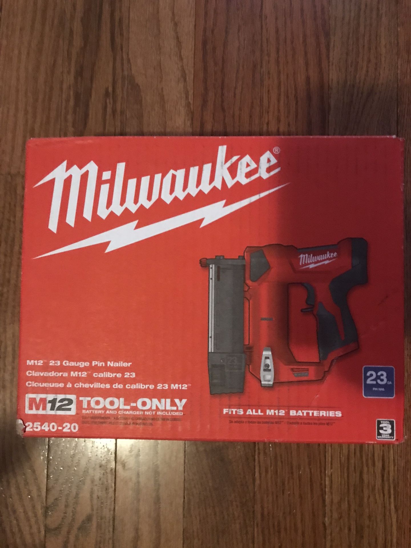 Milwaukee M12 Pin Nailer 23GA Tool Olny Brand New $150 Firm Cash Olny 