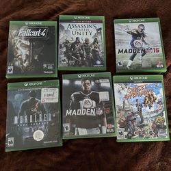 6 Xbox one games