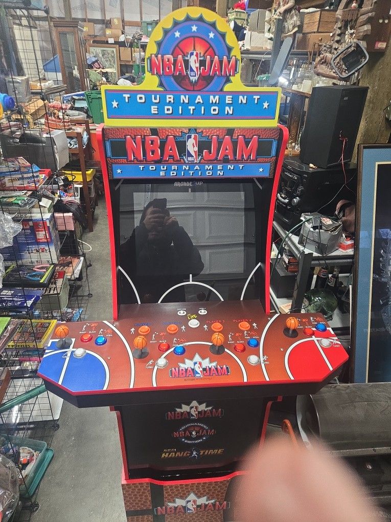 NBA JAM 1UP Arcade Game