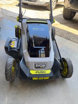 RYOBI Push Mower w/6Ah Battery/Charger