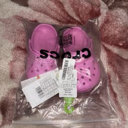 New Crocs Classic Clog 1 Toddler Size 8 Pink