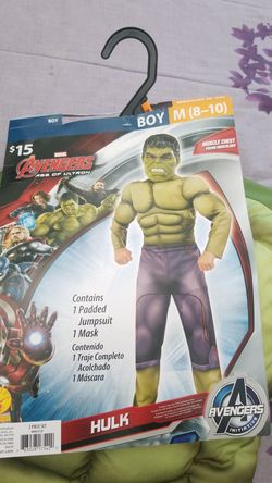 Brand new Avengers Hulk costume size M 8-10
