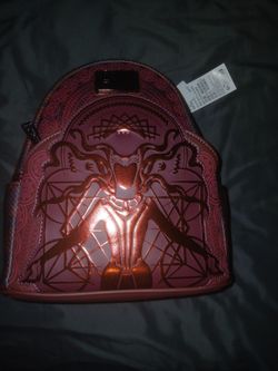 2024 Disney Parks Marvel Wandavision Scarlet Witch Loungefly Mini Backpack NEW