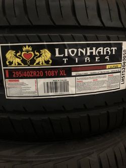 Brand New Tires (1) Lionhart LH-Five (295/40ZR20) (Single) ($139)