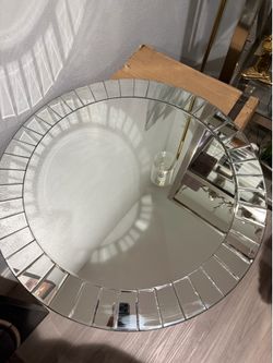 Circular Glass Mirror