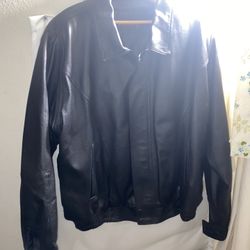 Vintage Mens Leather Jacket Size XXL