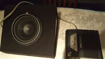 Sudbufer and amp alpine Olmos new. Just only today