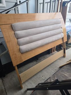 Queen size bedframe,mattress,and box spring
