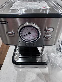 Espresso machine coffee maker with milk frothing for latte mocha cappuccino home barista