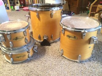 vintage groove percussion maple jr drum set