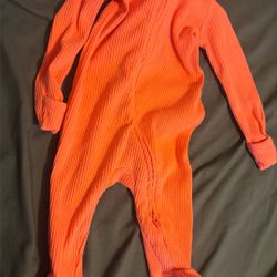 Baby Organic Zip Footie 0-3 M