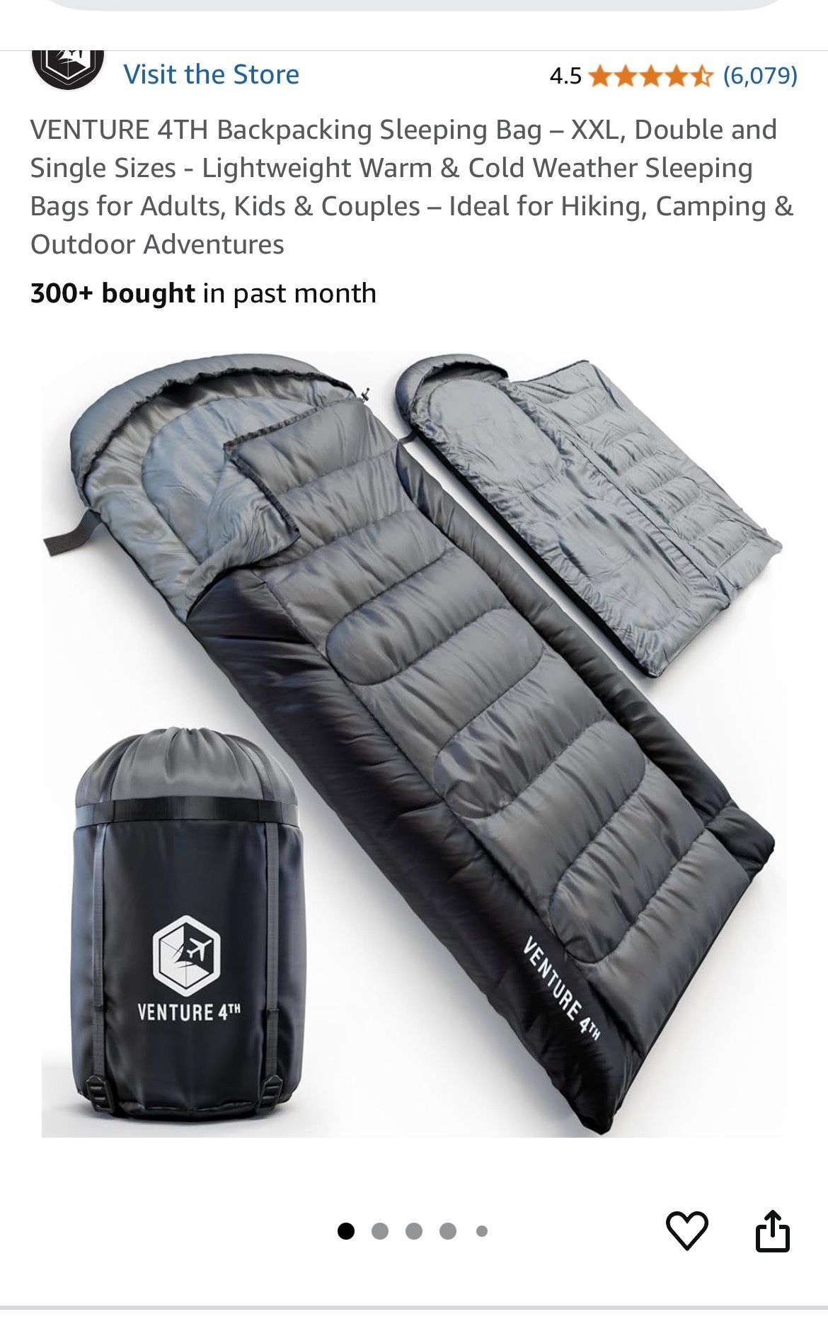 Venture 4th Sleeping Bag