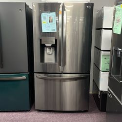 Refrigerator Black Stainless 36” New Open Box 1 Year Warranty 