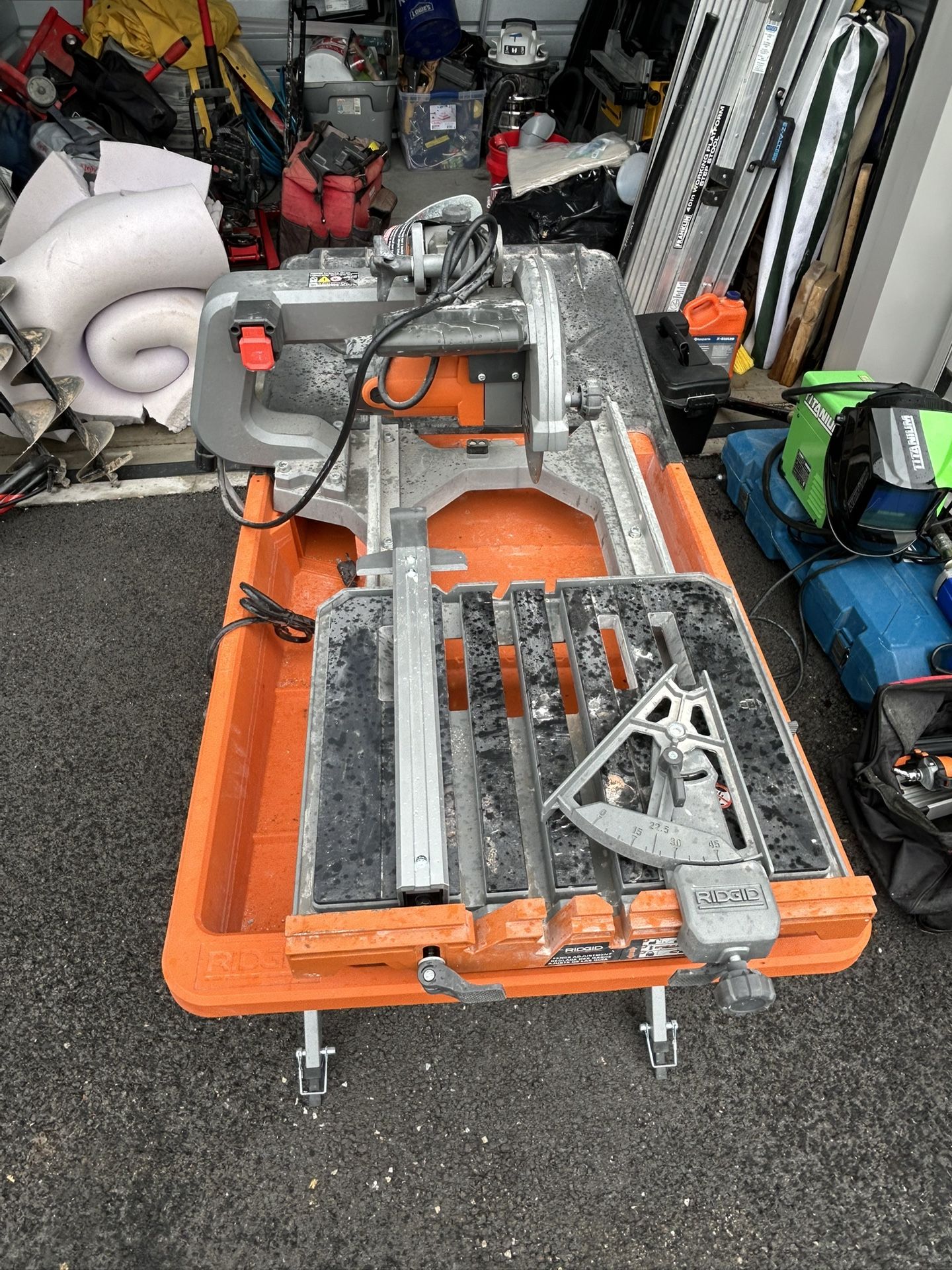 Ridgid Extended Length Wet Tile Saw