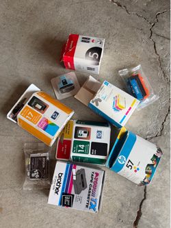 Miscellaneous bath of printer ink all brand new