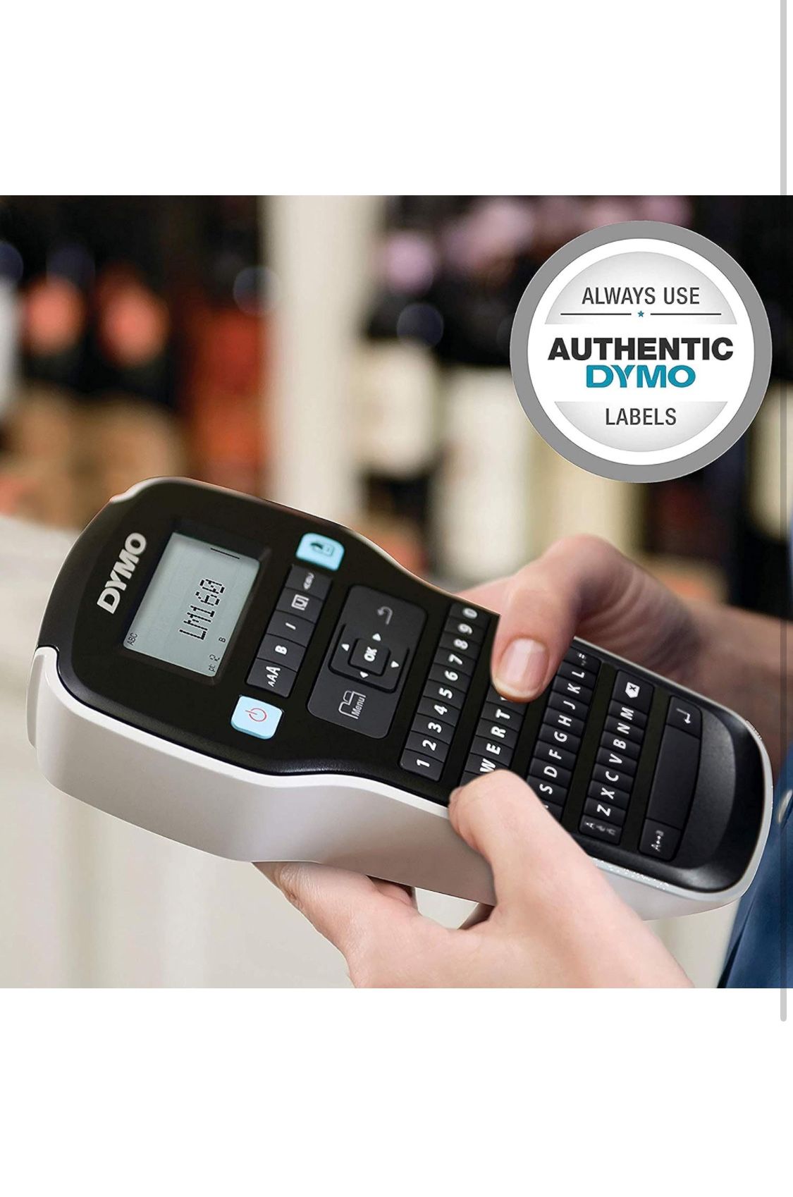 Dymo Labelmanager 160 - Label Printers (Thermal Transfer, Lcd, D1, Black, Silver,