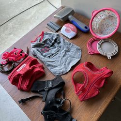 Small dog harnesses with extras (BEST OFFER)