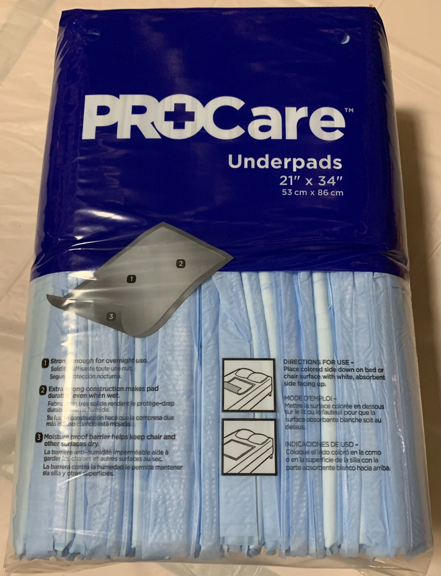 New 50 protective underpads - $8 each - 5 packages available - take all 5 for $30