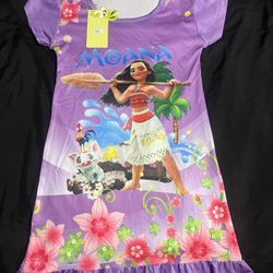  Moana Girls Kids Nightgown Pajamas/Sleepwear (New)