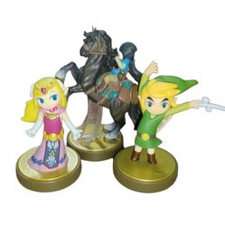 Zelda Toon Link Amiibo Lot Rider Video Game Switch Nintendo
