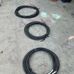 2/0 wire 75’+ each roll 3 total