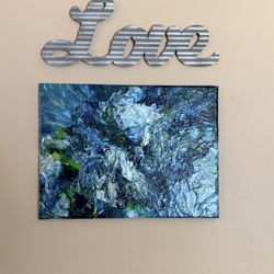 💙🌿 Emerald Tide – Original Abstract Canvas