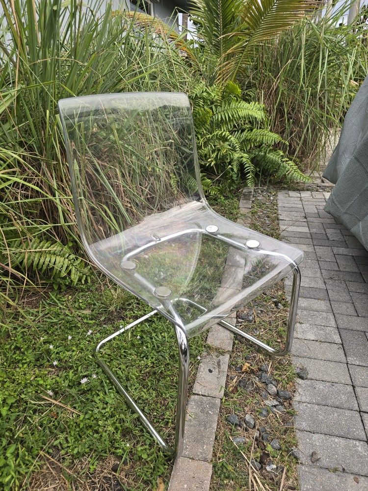 IKEA Clear Chair Tobias Design 