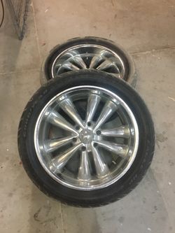 2 Rims And Tires