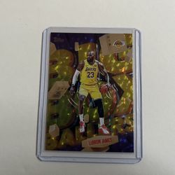 Lebron James basketball card 